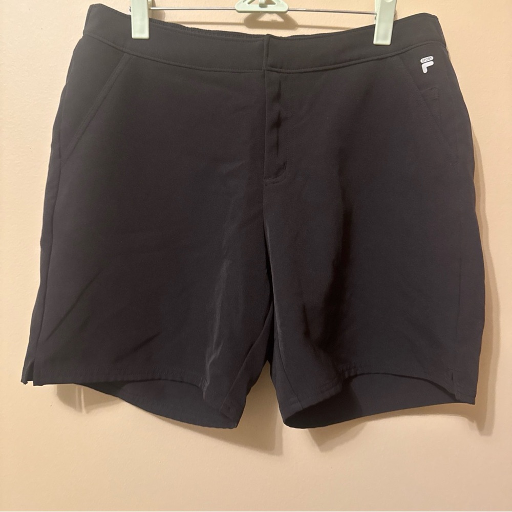Fila Black Athletic Shorts for Active Comfort
